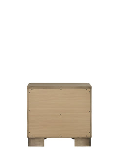 Lakkari 2 - Drawer Rectangular Nightstand with Metal Knob