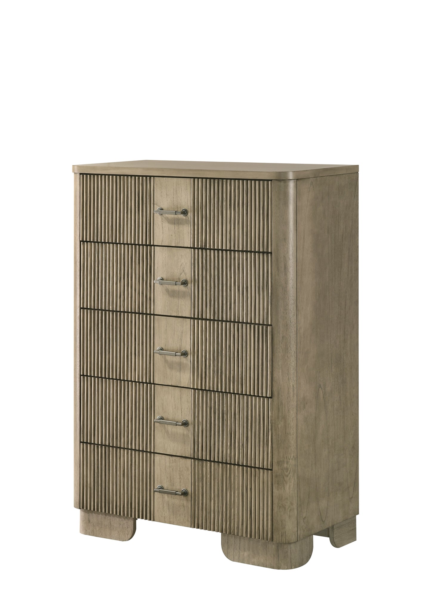 Lakkari 5 - Drawer Rectangular Chest with Metal Knob