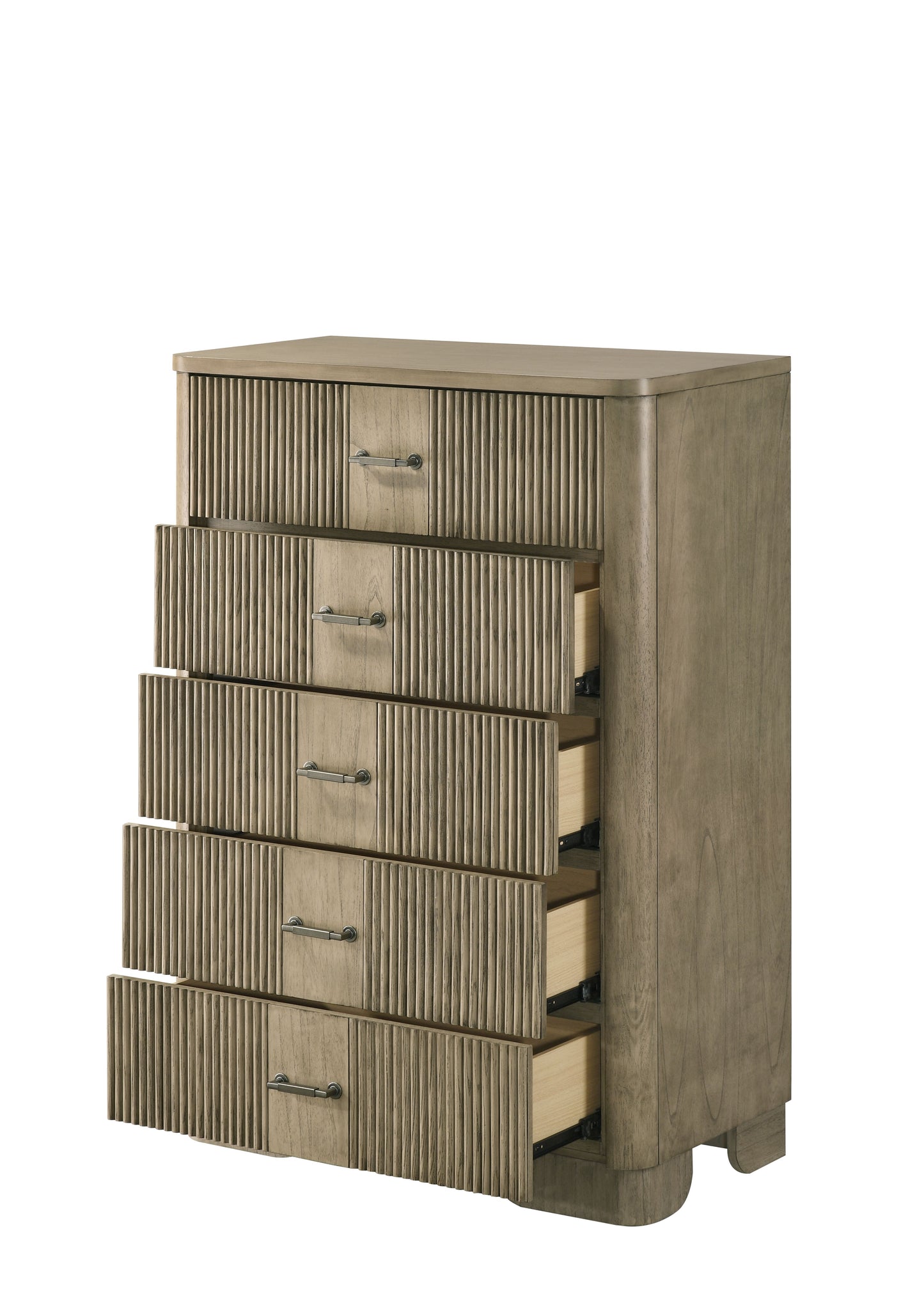 Lakkari 5 - Drawer Rectangular Chest with Metal Knob