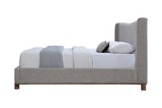 Melbourne Chenille Upholstered Eastern King Bed with Wingback