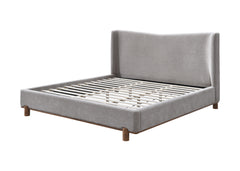 Melbourne Chenille Upholstered Eastern King Bed with Wingback