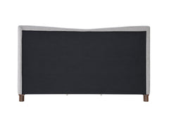 Melbourne Chenille Upholstered Eastern King Bed with Wingback