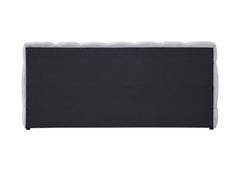 Hannah Chenille Upholstered Eastern King Bed with Buttonless Tufted Details