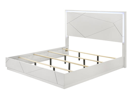 Esther Queen Bed with LED Lighting