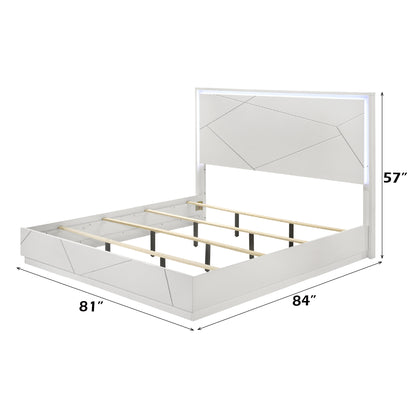 Esther Queen Bed with LED Lighting