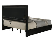 Esther Bedroom Set in Black with LED Lighting