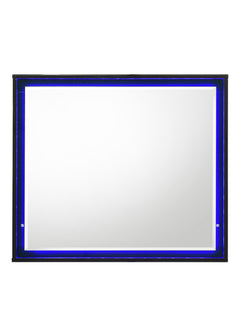 Esther Mirror in Black with LED Lighting