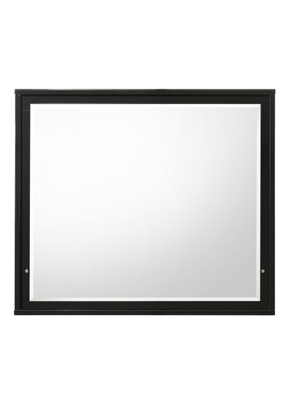 Esther Mirror in Black with LED Lighting