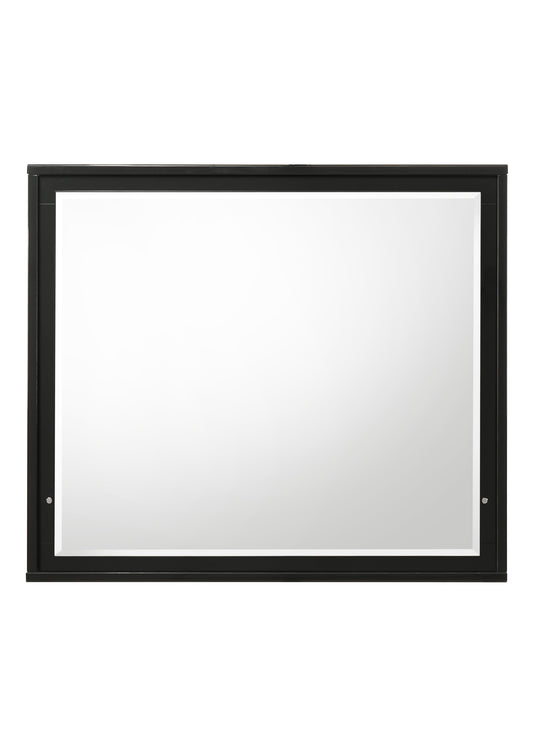 Esther Mirror in Black with LED Lighting