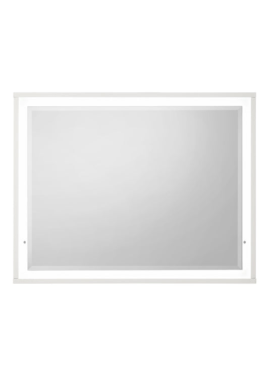 Esther Mirror in White with LED Lighting