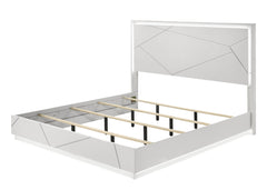 Esther Bed in White with LED Lighting