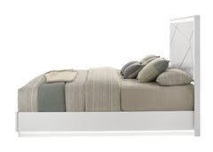 Esther Bed in White with LED Lighting