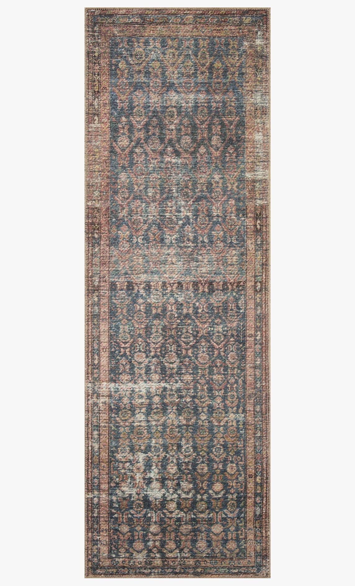 Amber Lewis x Loloi Billie BIL-02 Océano / Ladrillo