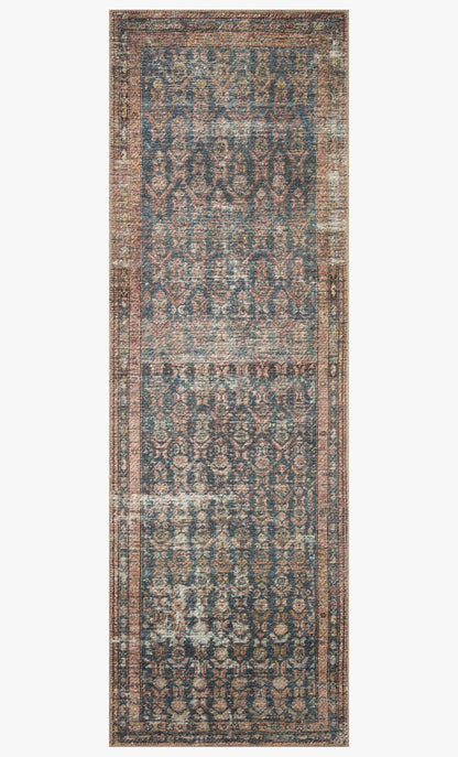 Amber Lewis x Loloi Billie BIL-02 Océano / Ladrillo