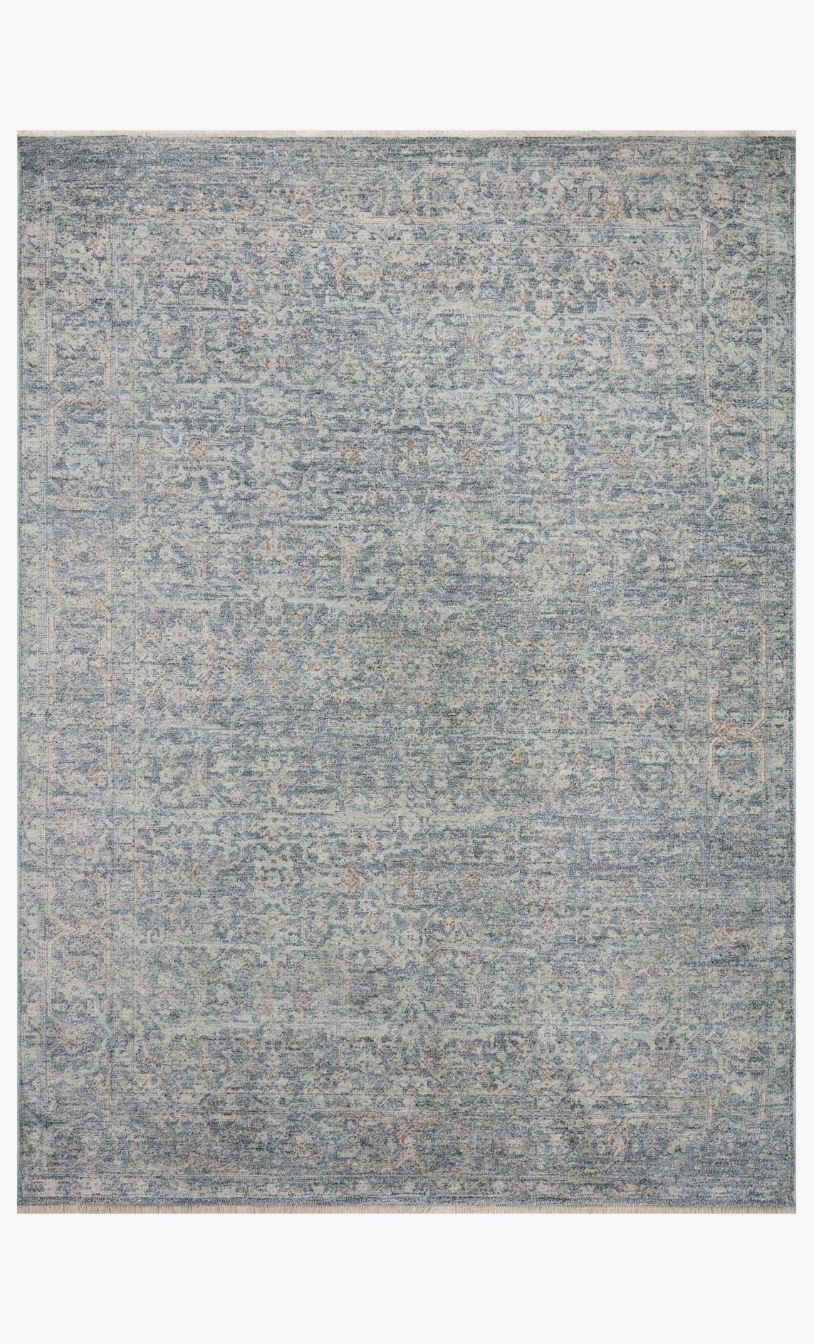 Angela Rose x Loloi Blake BLA-03 Denim / Taupe