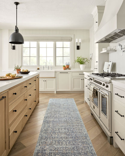 Angela Rose x Loloi Blake BLA-03 Denim / Taupe