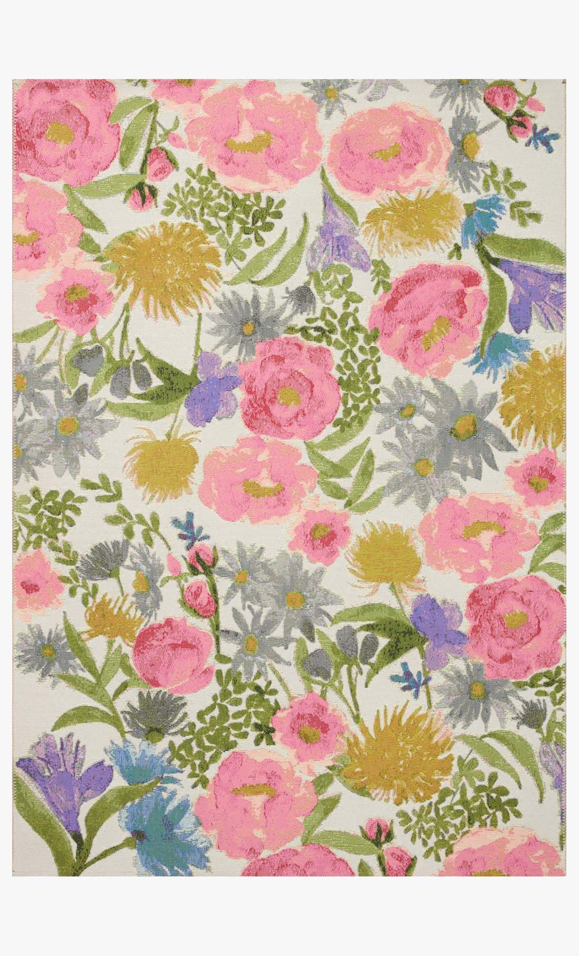 Loloi Botanical BOT-01 Ivory / Multi