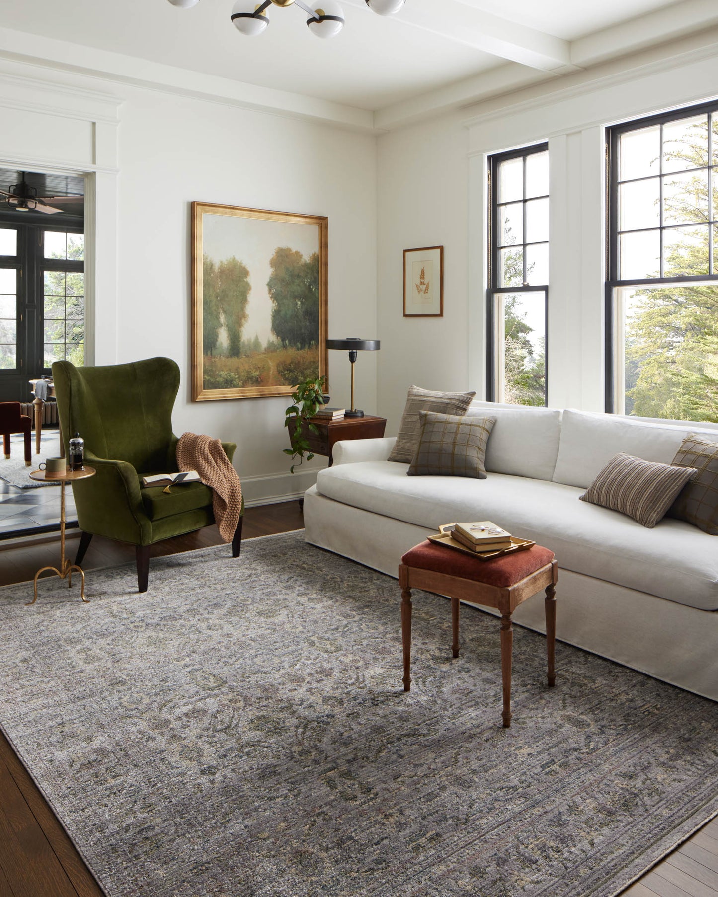 Jean Stoffer x Loloi Bradbury BRU-04 Gris/Multicolor