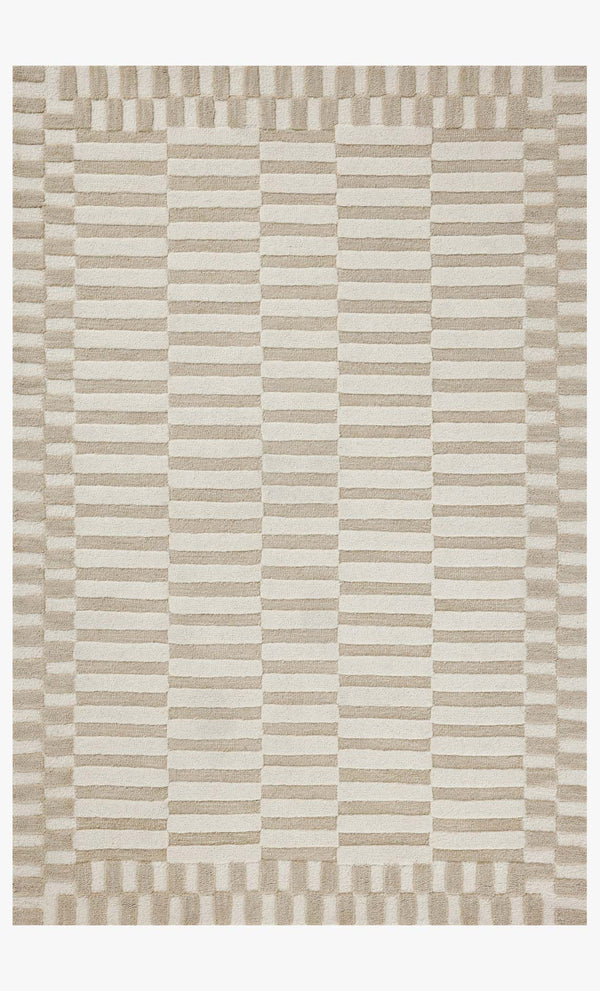 Chris Loves Julia x Loloi Bradley BRL-02 Ivory / Beige