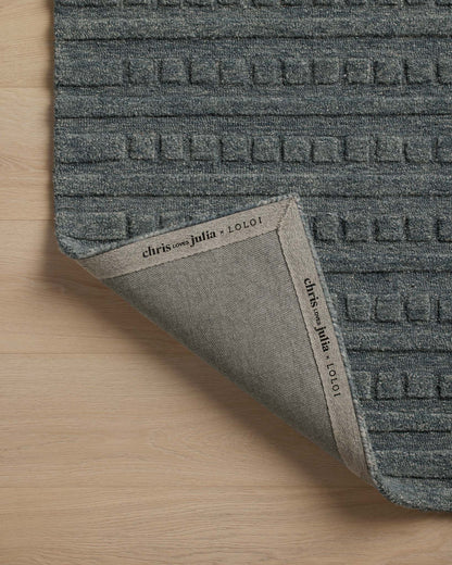 Chris Loves Julia x Loloi Bradley BRL-05 Teal / Teal