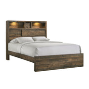 Bailey Full Bookcase Panel 5PC Bedroom Set with Bluetooth