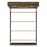 Bailey Queen Bookcase Panel 5PC Bedroom Set with 2 Nightstands, Dresser & Chest