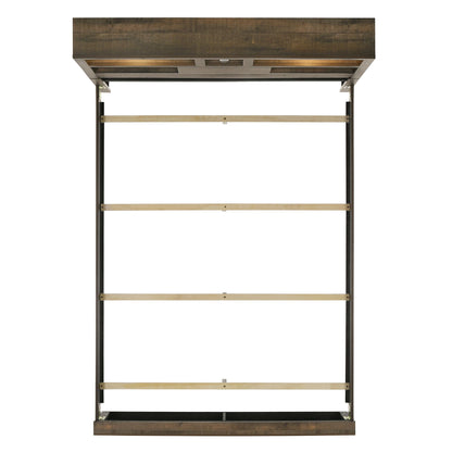 Bailey Queen Bookcase Panel 4PC Bedroom Set with 2 Nightstands & Chest