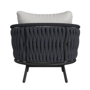 Bali Chairs with Olefin Grey in Dark Grey (Set of 2)