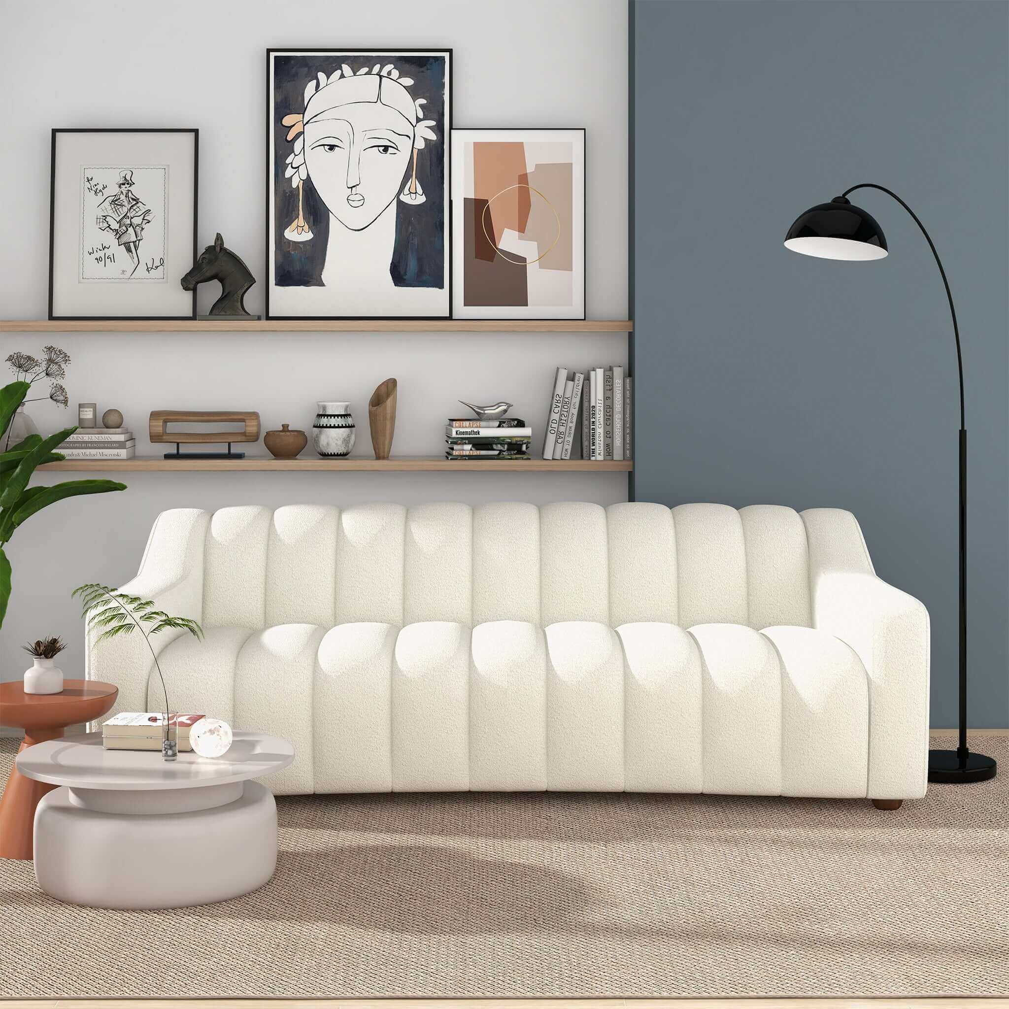 Ashcroft Imports Marcus Tight Back Couch - Thumbnail 2