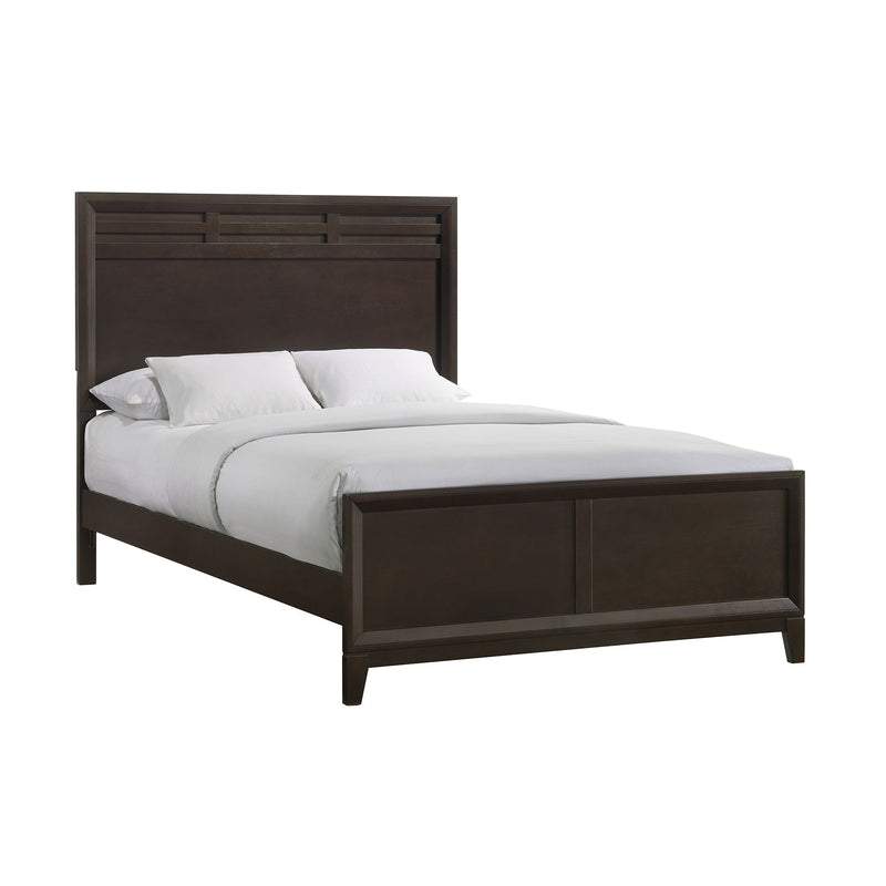 Beaumont Full Panel Bed In Merlot