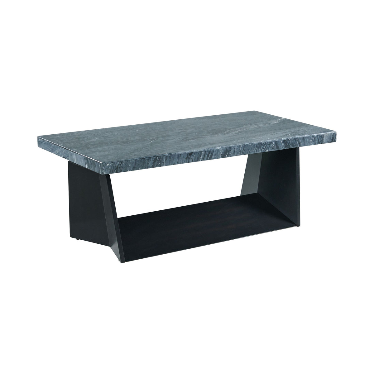 Beckley Coffee Table Complete In Dark Marble Top