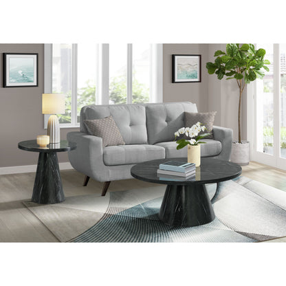 Bellini Round Occasional Coffee Table Complete in Grey