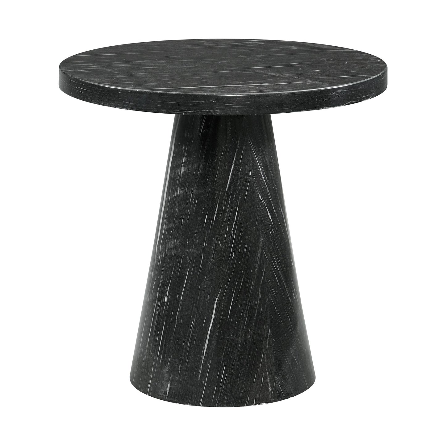 Bellini Round Occasional End Table Complete in Grey