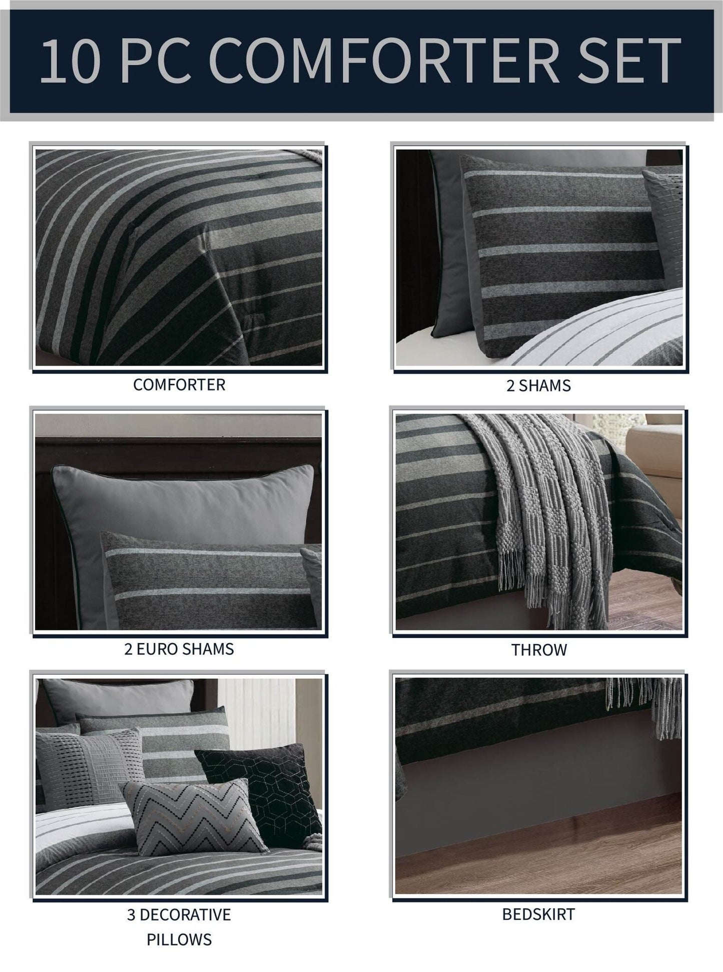 Brennan 10 PC Comforter Set