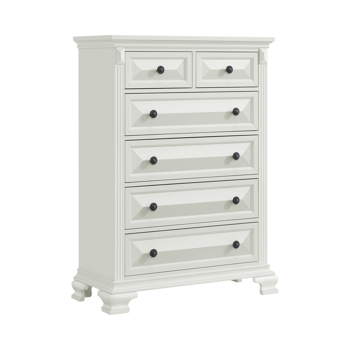 Bridgestone 6-Drawer Chest In Antique White