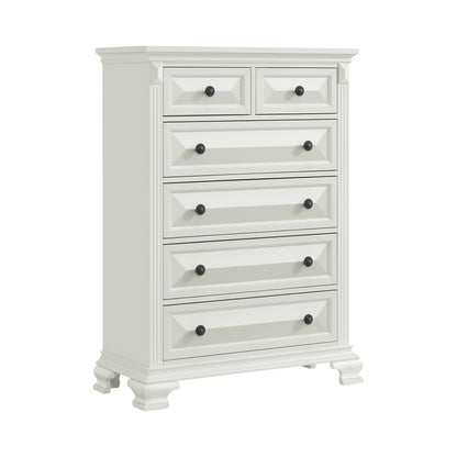 Bridgestone 6-Drawer Chest In Antique White