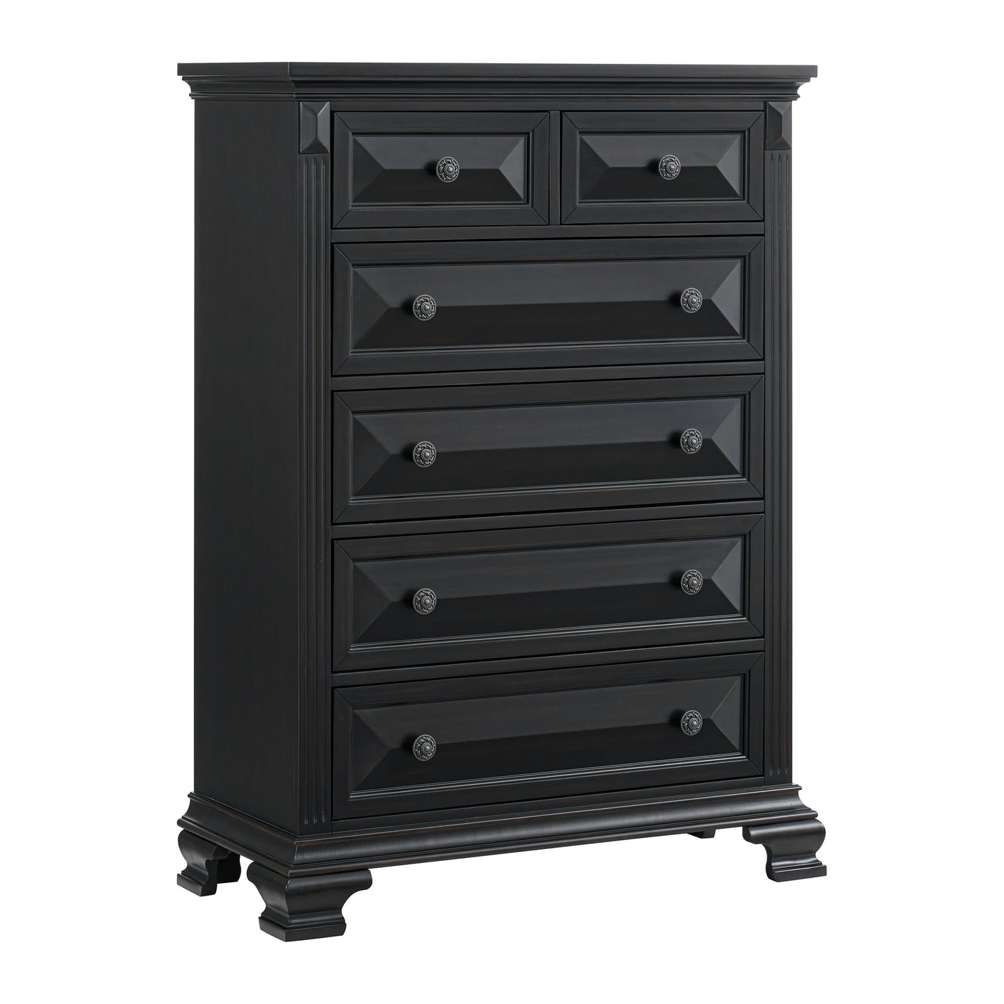 Bridgestone Queen Panel 3PC Bedroom Set in Black