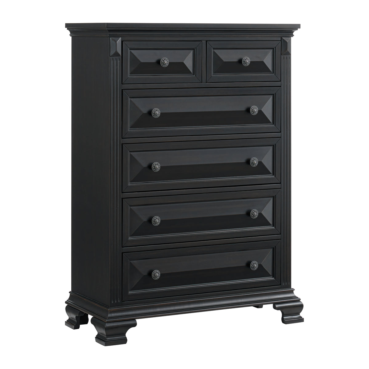 Bridgestone 6-Drawer Chest In Black