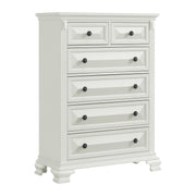 Bridgestone Queen Panel 5PC Bedroom Set in Antique White