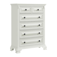 Bridgestone Queen Panel 5PC Bedroom Set in Antique White
