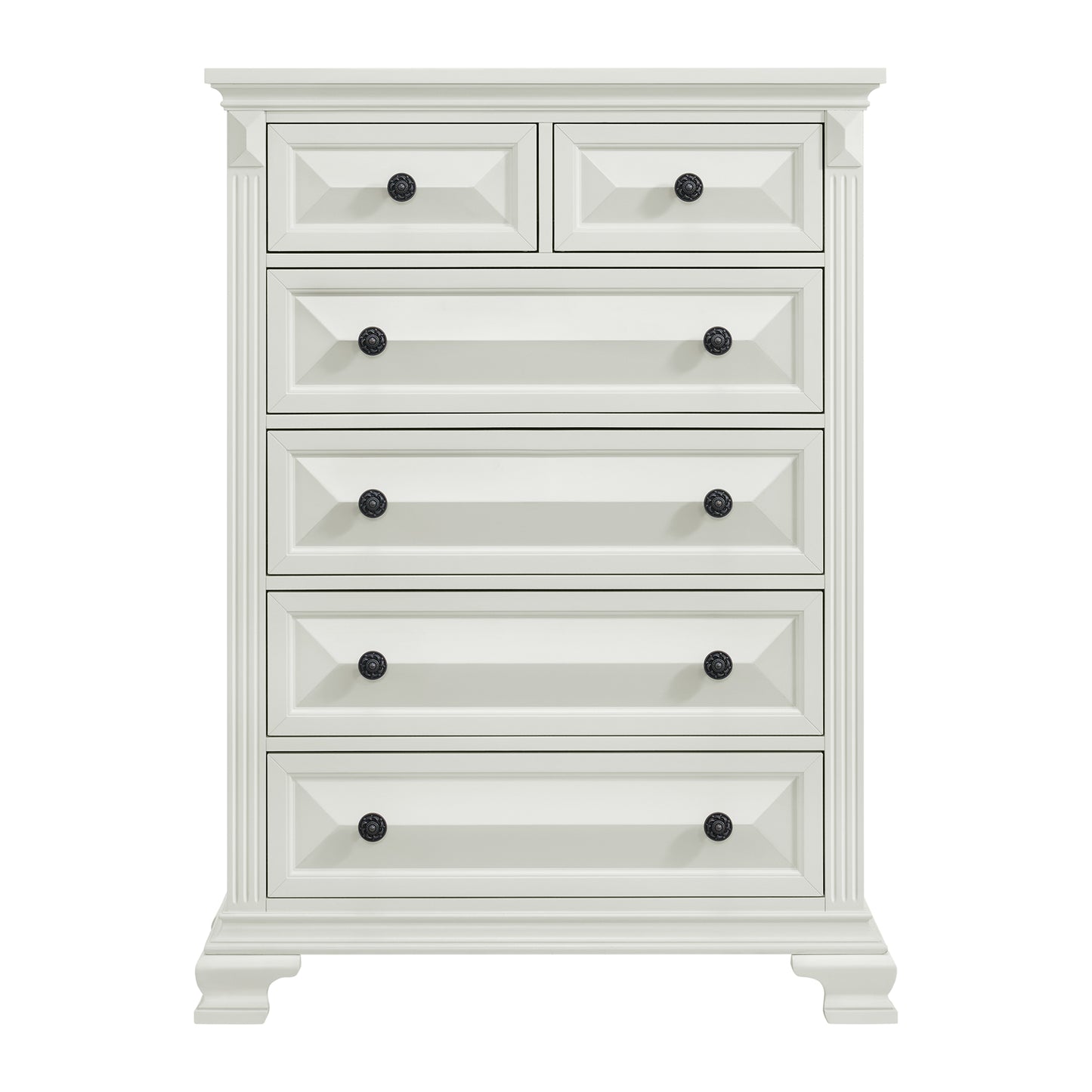 Bridgestone 6-Drawer Chest in Antique White