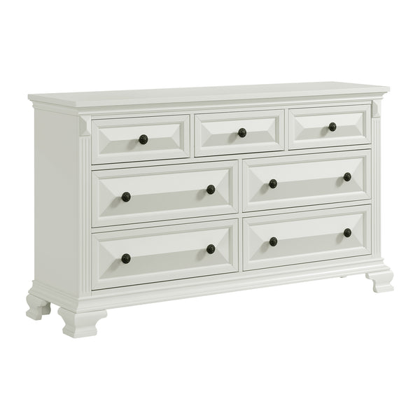 Bridgestone 7-Drawer Dresser In Antique White