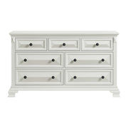 Bridgestone 7-Drawer Dresser in Antique White