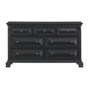 Bridgestone 7-Drawer Dresser in Black