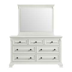 Bridgestone Dresser and Mirror Set in Antique White