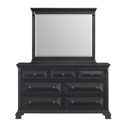 Bridgestone Dresser and Mirror Set in Black