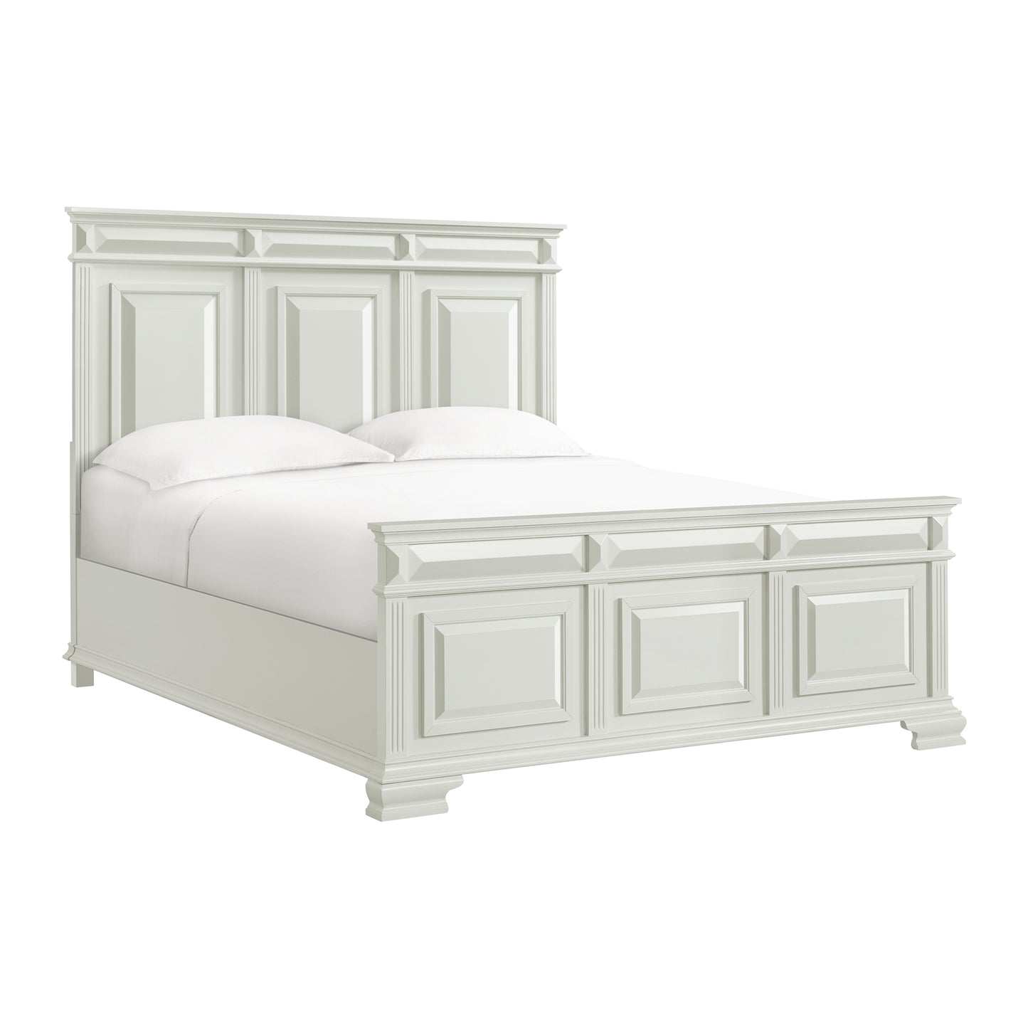 Bridgestone King Panel 5PC Bedroom Set in Antique White