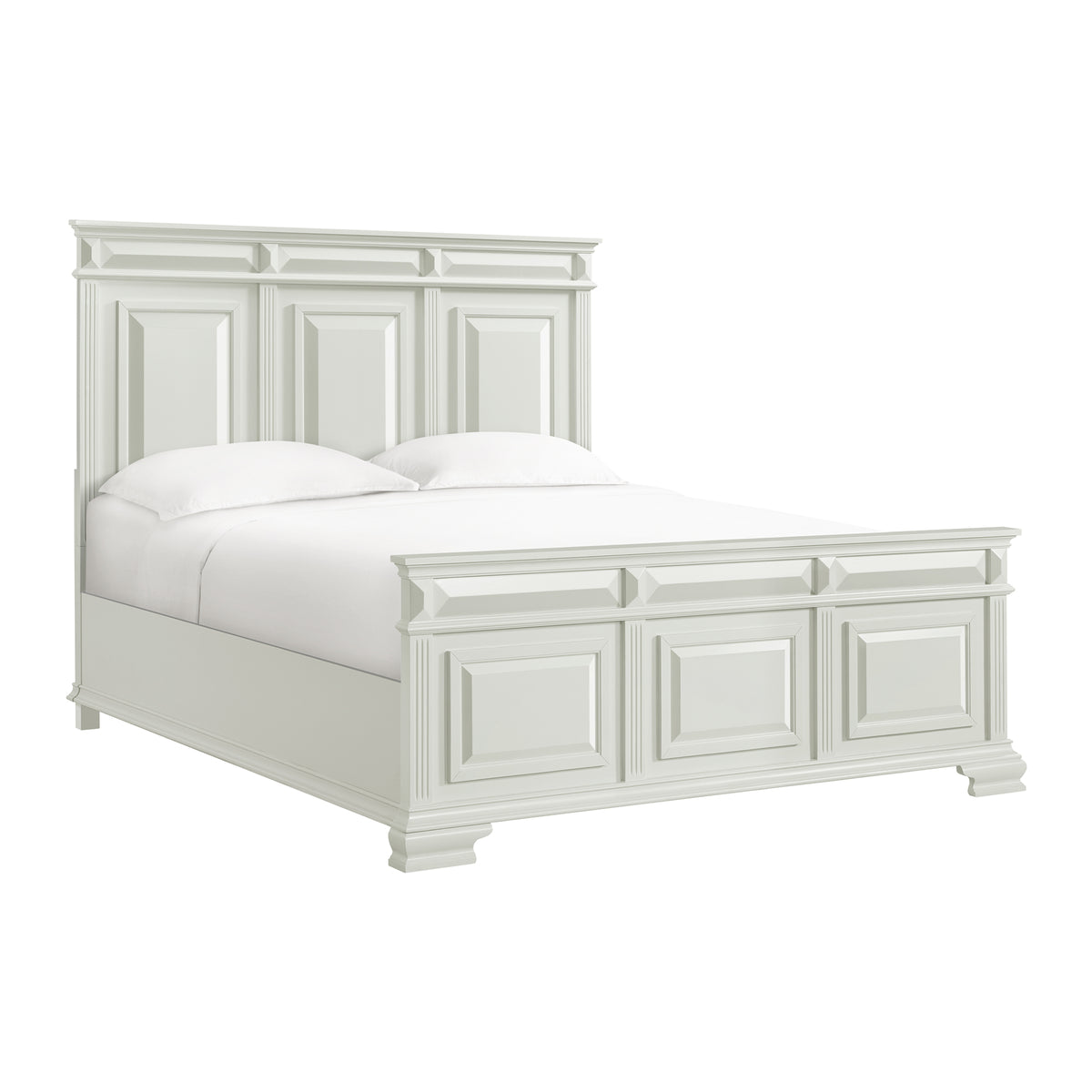 Bridgestone King Panel 3Pc Bedroom Set In Antique White