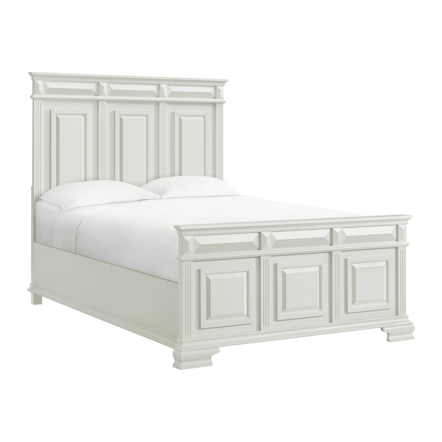 Bridgestone Queen Panel 5PC Bedroom Set in Antique White