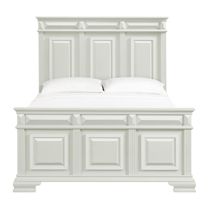 Bridgestone Queen Panel Bed in Antique White